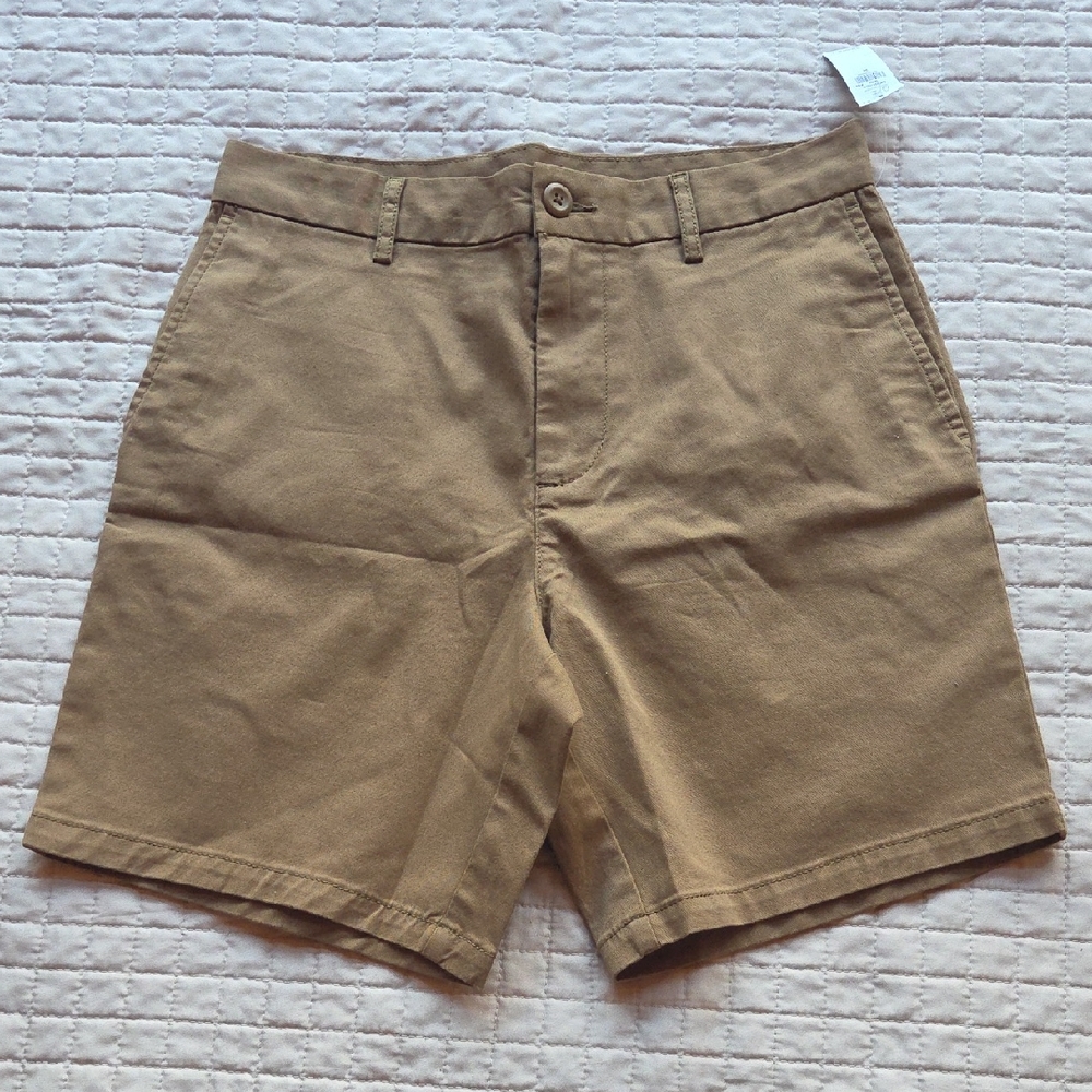 Old Navy Kids Khaki Flat Front Shorts